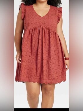 Knox Rose rust dress size medium